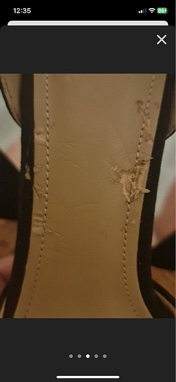 36 Beden siyah Renk H&M sandalet