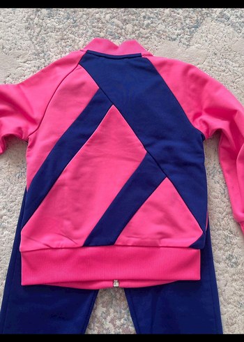 3 yaş Kız Çocuk Renkli Fermuarlı Eşofman Takımı - Görsel 4