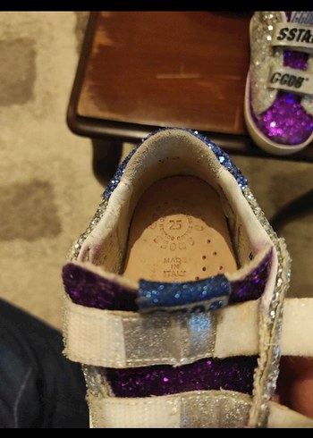 25 numara Mor Parlak Kadın Spor Ayakkabı - Görsel 3