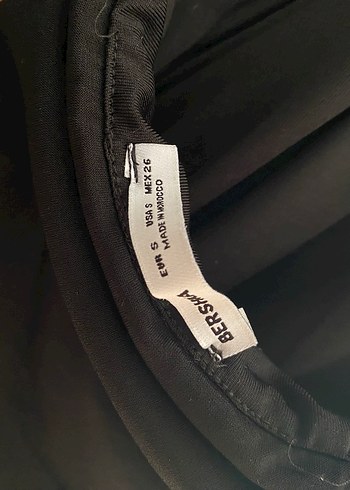 Siyah bershka mini elbise