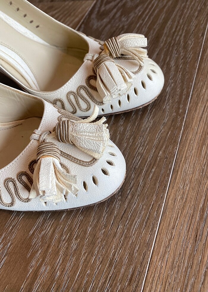 Kalliste marka,üzeri işlemeli ayakkabı - Görsel 4