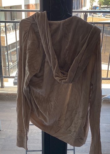 Bej Kadın kadife Ceket Uzun Kollu - Görsel 2