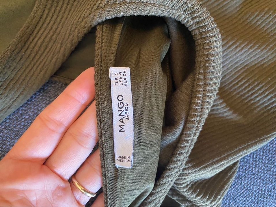 Mango sırt dekolteli elbise - Görsel 3