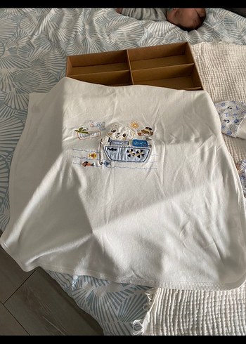 Bebek Yenidoğan Hastane Seti Pamuk Velcro - Görsel 2