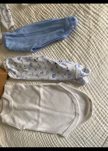 Bebek Yenidoğan Hastane Seti Pamuk Velcro - Görsel 7