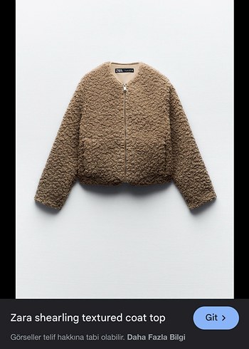 Zara kısa peluş ceket