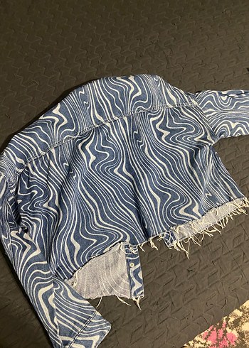 Mavi Jeans Düğmeli Desenli Kadın Kot Ceket