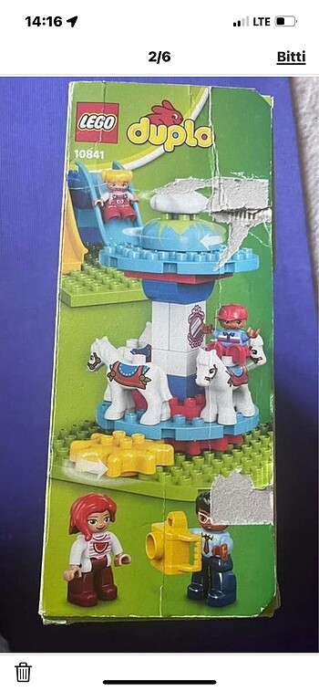  Beden Lego duplo lunapark seti