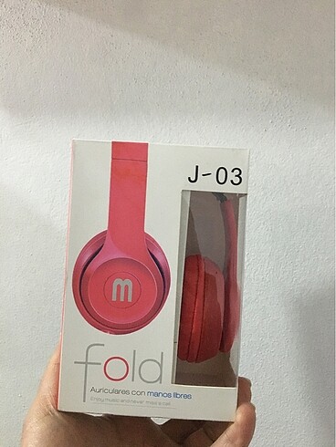 Fold J-03 Stereo Kablolu Kulak Üstü Kulaklık