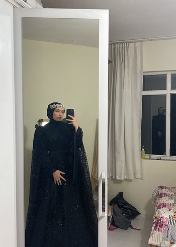 38 Beden Siyah abiye