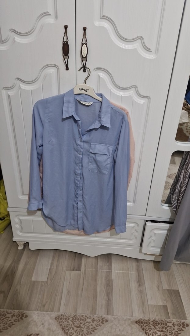 Kadın Gri Uzun Kollu Salaş Uzun Elbise - Görsel 2