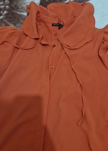 Kırmızı Uzun Kollu Hamile Bluzu - Görsel 2