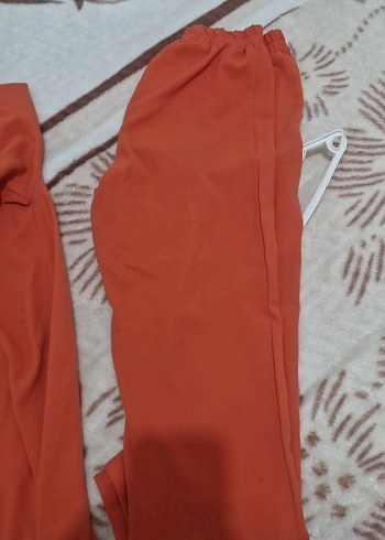 Kırmızı Uzun Kollu Hamile Bluzu - Görsel 3