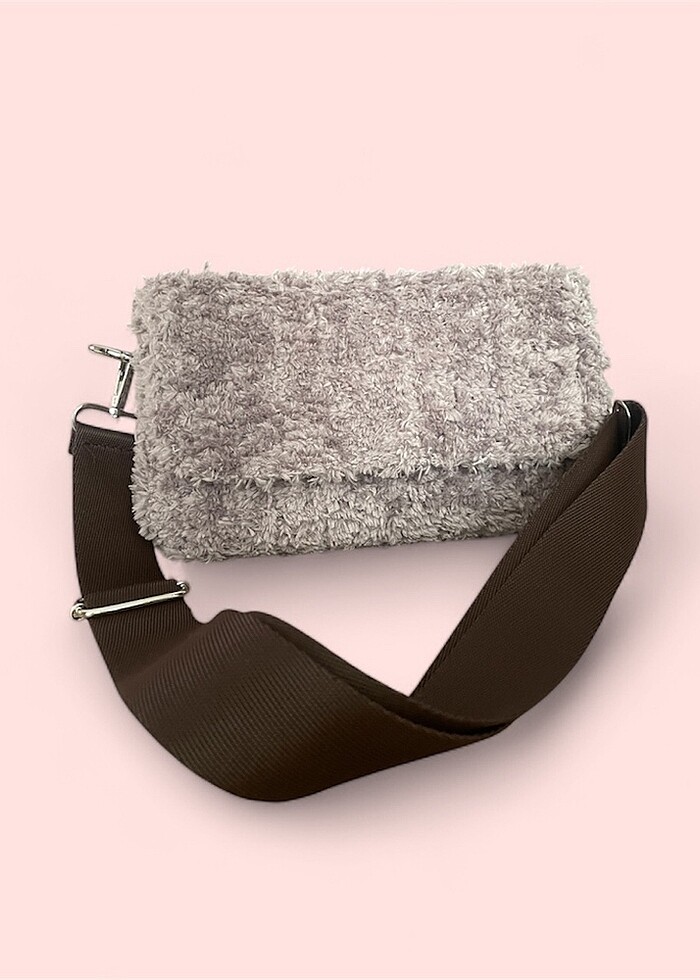 Kanvas peluş çanta - Görsel 2