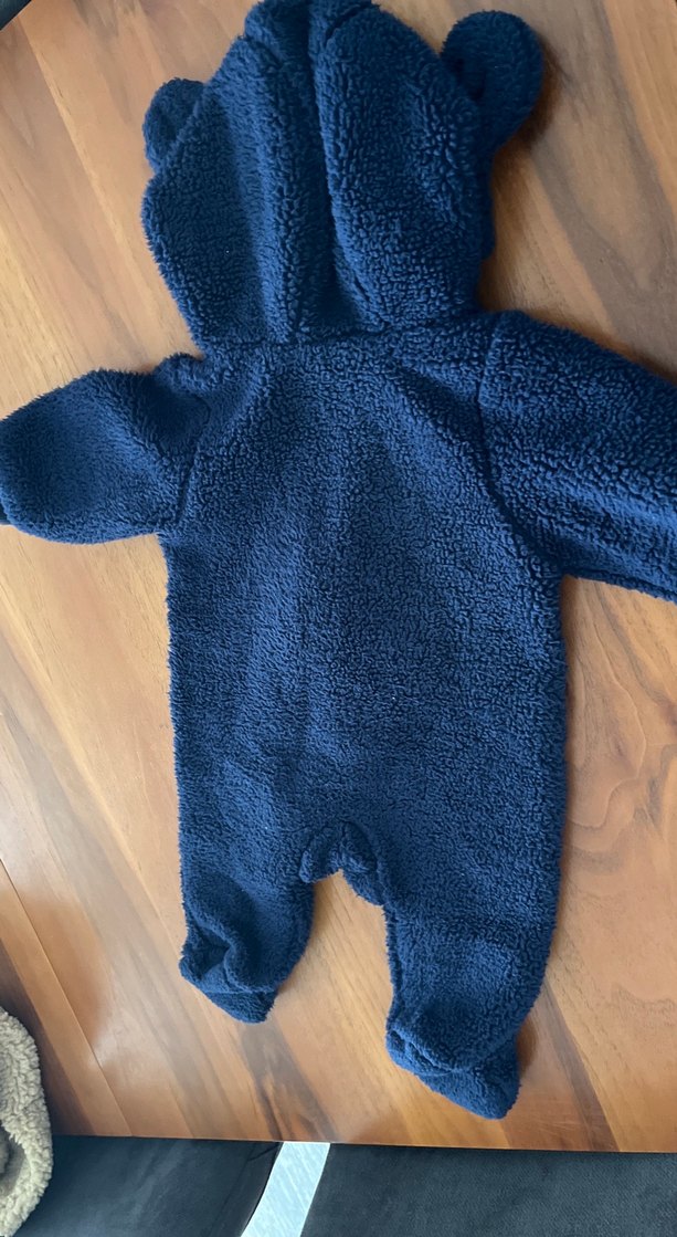 Lacivert Bebek Tulumu - Görsel 3