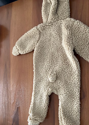 Kürklü Kapüşonlu Bebek Tulumu - Görsel 3