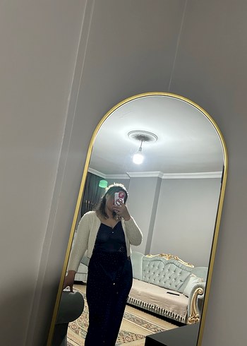 Beyaz peluş hırka - Görsel 7