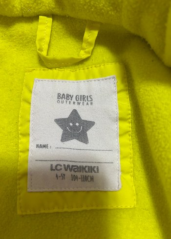 Kapüşonlu Sarı Erkek Çocuk Mont - Görsel 3