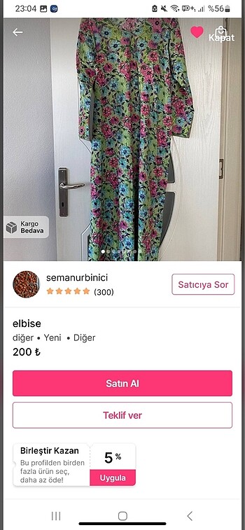 diğer Beden çeşitli Renk elbise