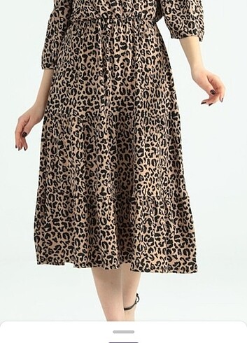 Diğer LEOPAR ELBİSE S-M