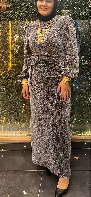 SEÇİL TESETTÜR SİMLİ ABİYE