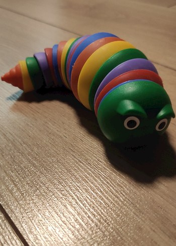 Renkli Tırtıl Oyuncak (1 adet) - Görsel 2