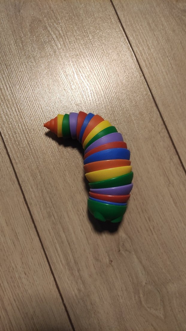 Renkli Tırtıl Oyuncak (1 adet) - Görsel 3