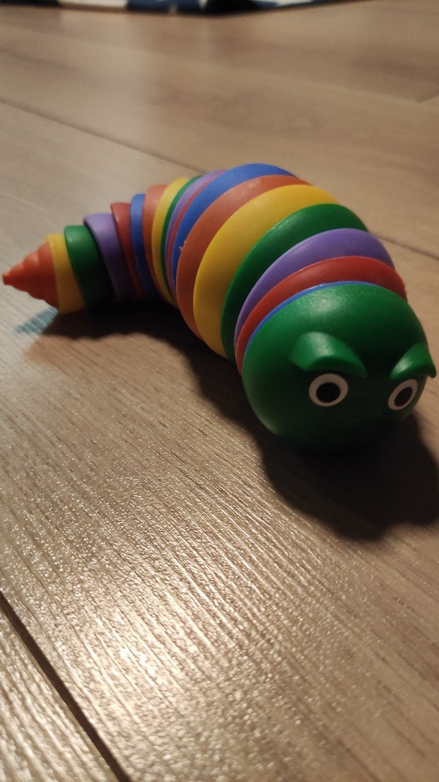 Renkli Tırtıl Oyuncak (1 adet) - Görsel 2