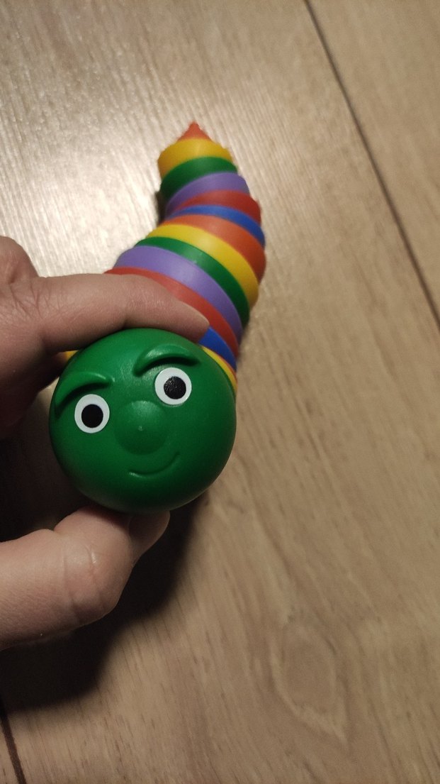 Renkli Tırtıl Oyuncak (1 adet) - Görsel 4