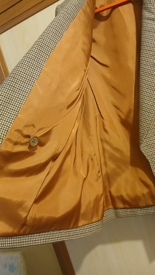 Düğmeli Bej Kadın Blazer Ceket - Görsel 4