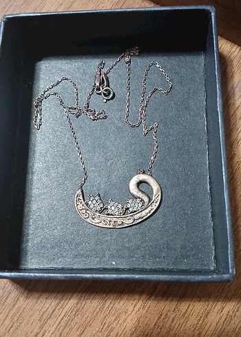 Vintage Yılan Desenli Uzun Zincirli Kadın Kolye - Görsel 6