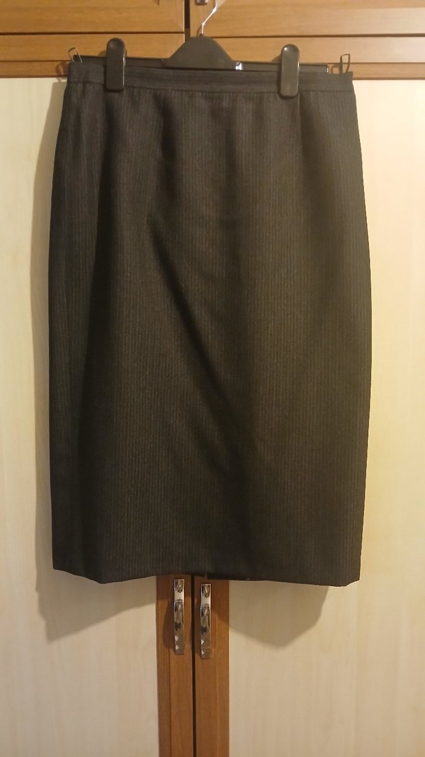 Kadın Siyah Pilili Midi Kalem Etek - Görsel 2