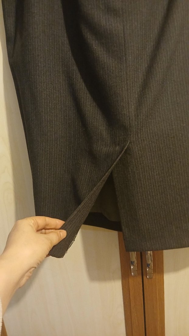 Kadın Siyah Pilili Midi Kalem Etek - Görsel 4