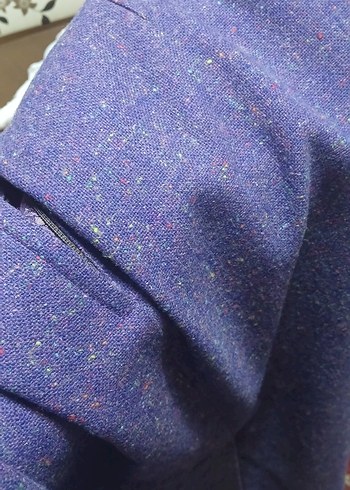 Mor  Uzun Kollu Takım Ceket - Görsel 9