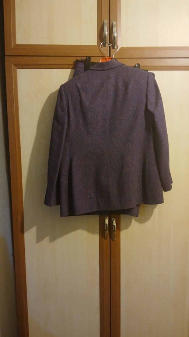 Mor  Uzun Kollu Takım Ceket - Görsel 5