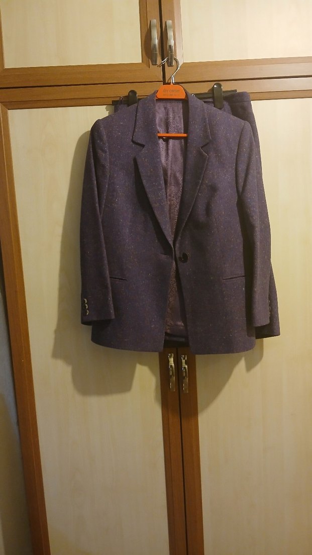 Mor  Uzun Kollu Takım Ceket - Görsel 2
