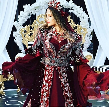 diğer Beden Kaftan Bindallı Kına Elbisesi