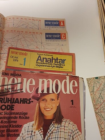  Neue Mode Moda 1979 Ocak Dikiş Dergisi
