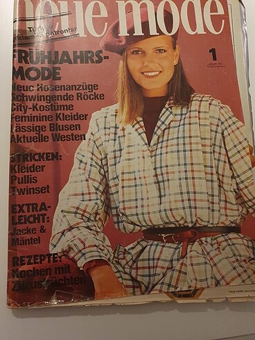 Neue Mode Moda 1979 Ocak Dikiş Dergisi