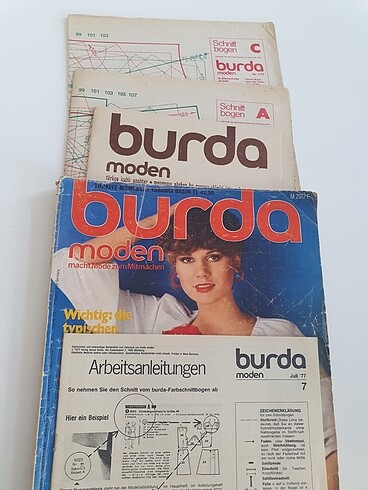 Burda Modern 1977 Temmuz