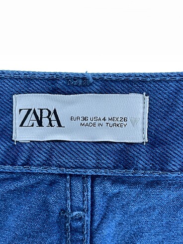 36 Beden mavi Renk Zara Jean / Kot %70 İndirimli.