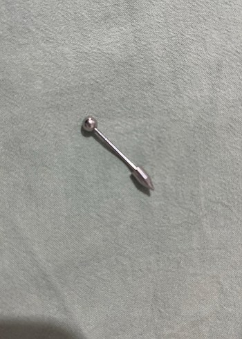 Gri Metalik Rock Punk Kadın Piercing Seti - Görsel 2