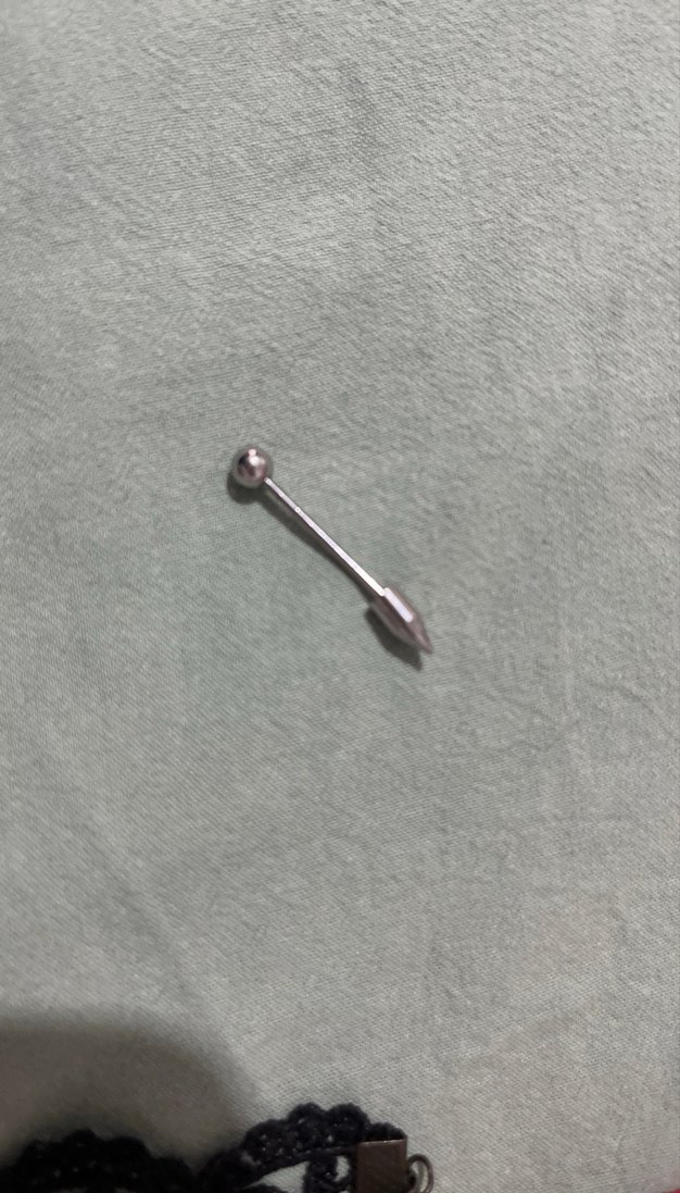 Gri Metalik Rock Punk Kadın Piercing Seti - Görsel 2