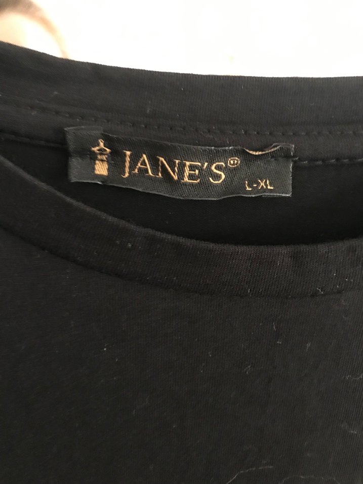 Unısex Siyah Baskılı Kısa Kollu tişört - Görsel 2