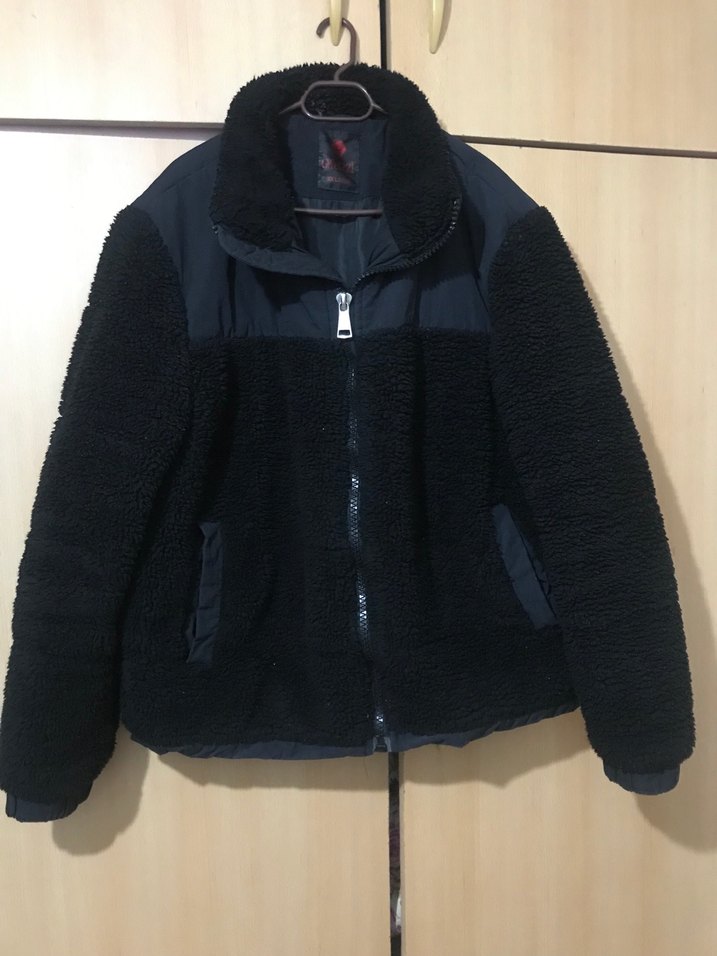 Siyah Fermuarlı Erkek Polar Mont - Görsel 2