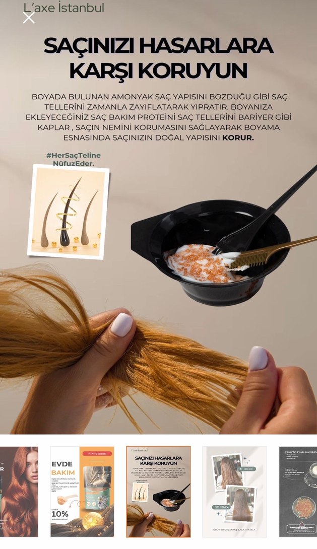 L'Ave Saç Bakım Proteini 100 gr - Görsel 2