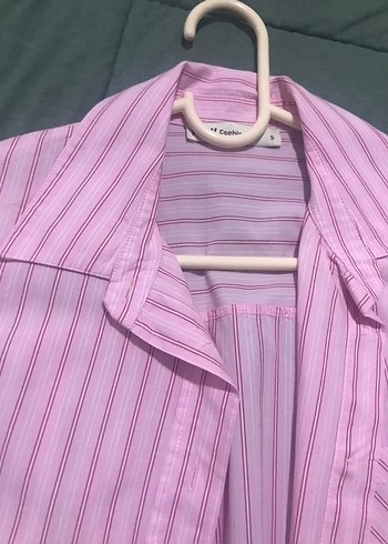 Pembe Çizgili Regular Fit Gömlek - Görsel 5