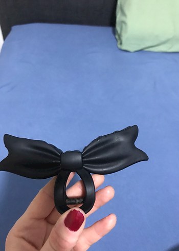 Siyah Mat Fiyonk Saç Tokası - Görsel 4