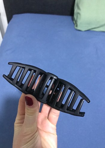 Siyah Mat Fiyonk Saç Tokası - Görsel 3