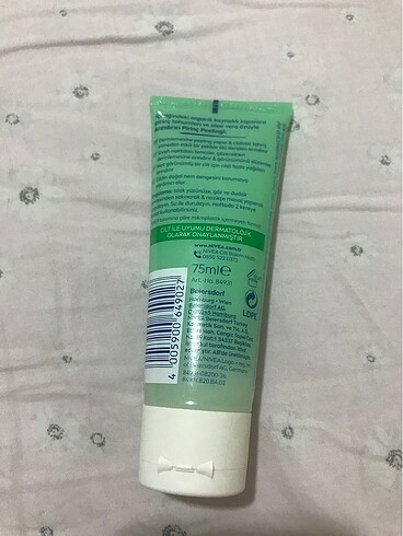  Beden Nivea peelling